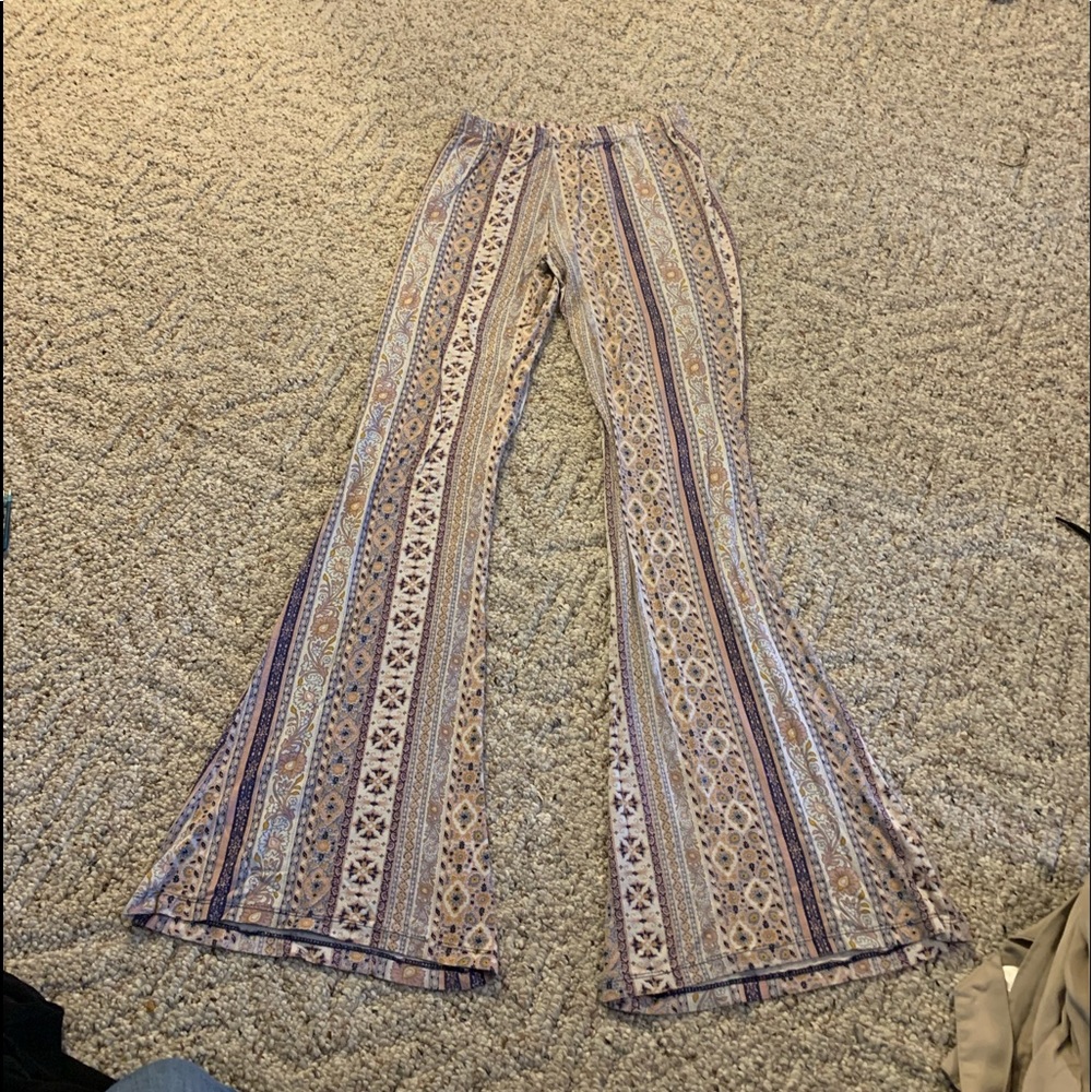 American vintage palazzo wide leg yoga pants